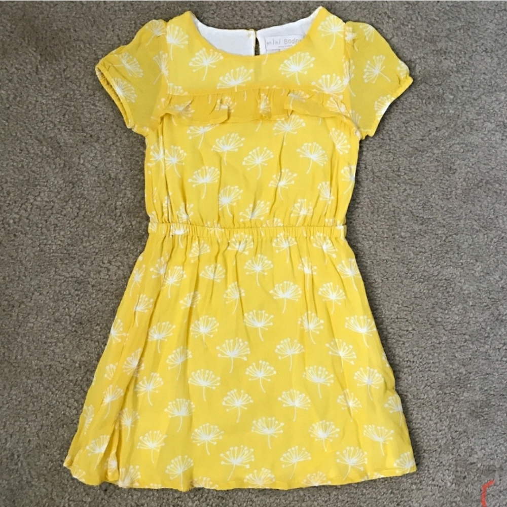Mini Boden Yellow Dress
